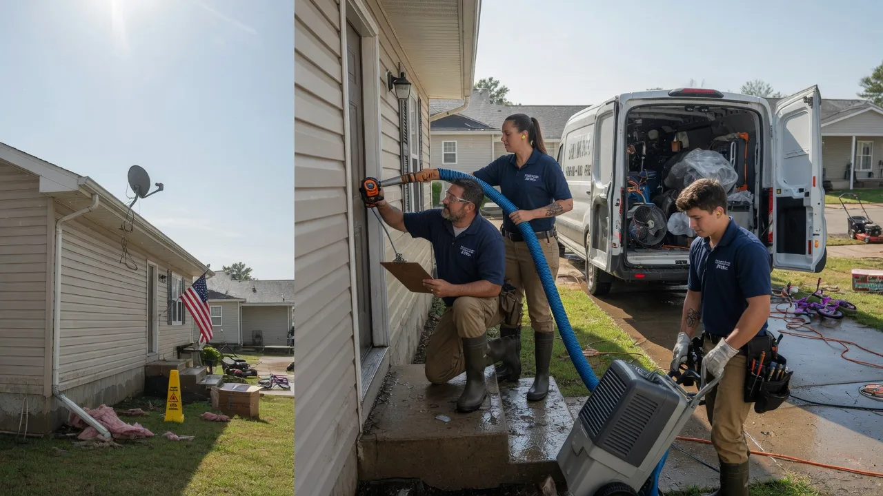 Ceiling Water Damage Restoration in Pulaski, PA near me